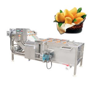 Vortex bubble fruit and vegetable washing machine restaurant washing machine