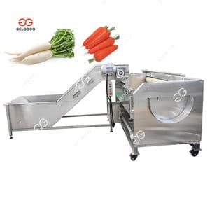 Small Ginger Potato Skin Drum Washing Machine Fresh Fruit Vegetable Carrot Brush Washing Cleaning Machine