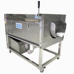 Professional Commercial Industrial Electric Automatic Brush Vegetable Washing Machine And Peeling Machine Washer For Sale